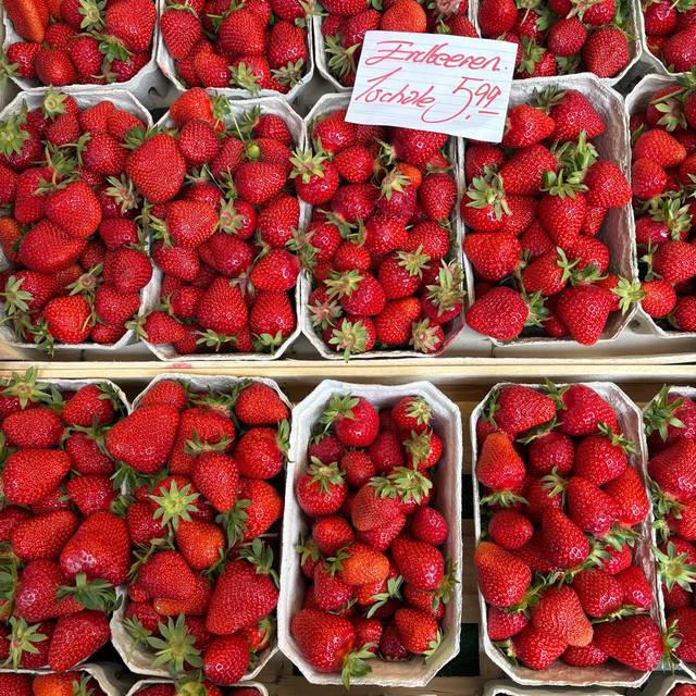 Erdbeeren in Schalen